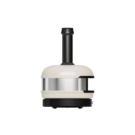 Gozney Dome pizzaovn Gozney Dome pizzaovn Gen 2.0, Dual Fuel, bone. Billedet viser produktet forfra og tændt.