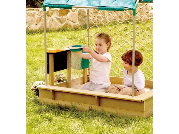 Hape multifunktionel sandkasse Hape multifunktionel sandkasse. Produkt vises samlet