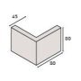 IBF Parkline Støttemur 80 80 x 80 x 45 cm