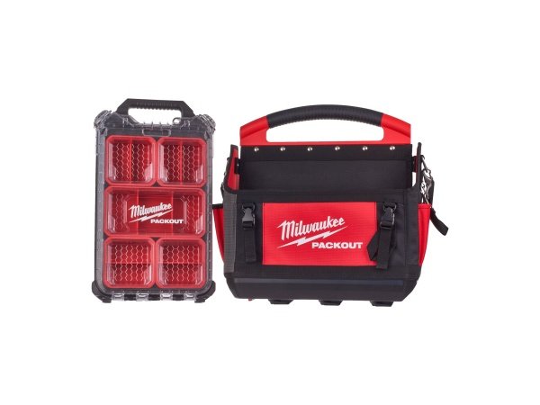 Milwaukee værktøjstaske og tilbehørskuffert