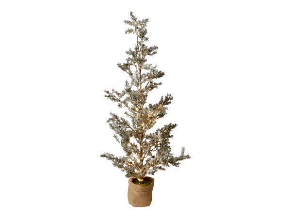 Dacore granjuletræ m. kogler 150 cm og 240 LED-lys 813437