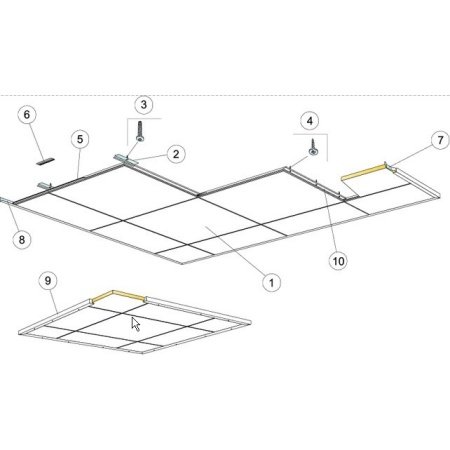 Ecophon Focus F akustikloft Ecophon Focus F akustikloft
