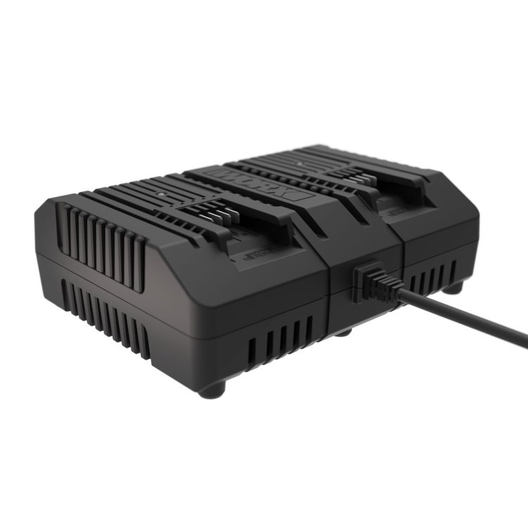 WORX WA3883 Dual-Ladegerät für 2x 20V Akkus mit 4A