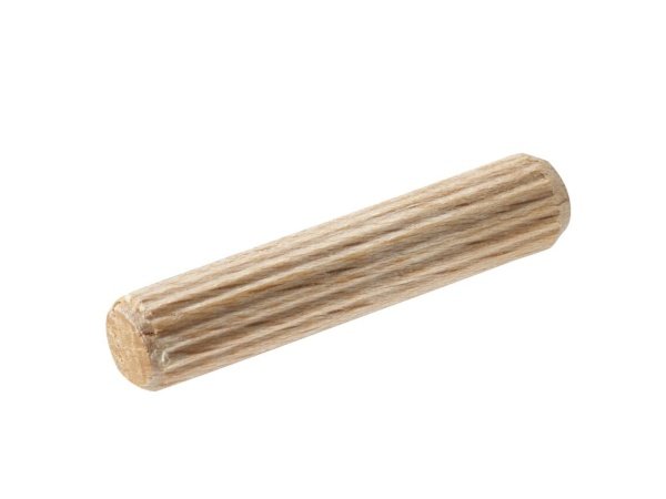 Stanley dyvler 30 x Ø6 mm i bøgetræ. Billedet viser produktet med hvid baggrund.