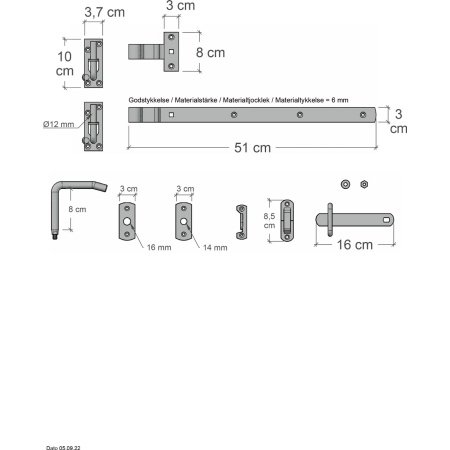 Plus lågebeslag 2403-1