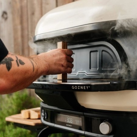 Gozney Dome XL låge Gozney Dome Gen 2.0 XL låge. Billedet viser produktet forfra.