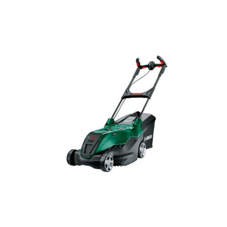 Bosch plæneklipper Bosch plæneklipper Advanced Rotak 36V-40. Billedet viser produkt med batteri og lader