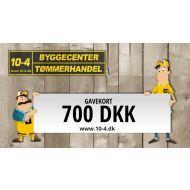 10-4 gavekort kr. 700,- 10-4 gavekort kr. 700,-
