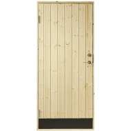 Plus udhusdør panel inkl. karm Plus udhusdør panel inkl. karm