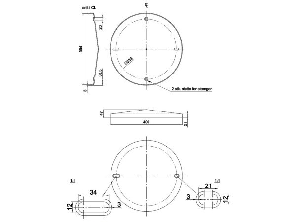 Schiedel tag til topring