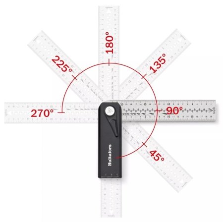 Hultafors quattro smigvinkel Hultafors quattro smigvinkel QBS 25 cm. Billedet viser produktet helt åbent