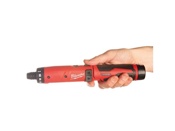 Milwaukee skruemaskine, produkt set fra siden 1