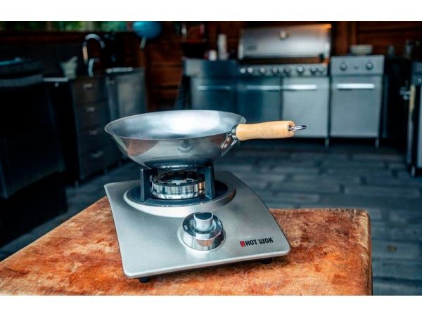 Hot wok silver line 4,5kw, produkt set forfra