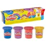 Play-Doh 4-pak modellervoks. Produkt vises med indpakning