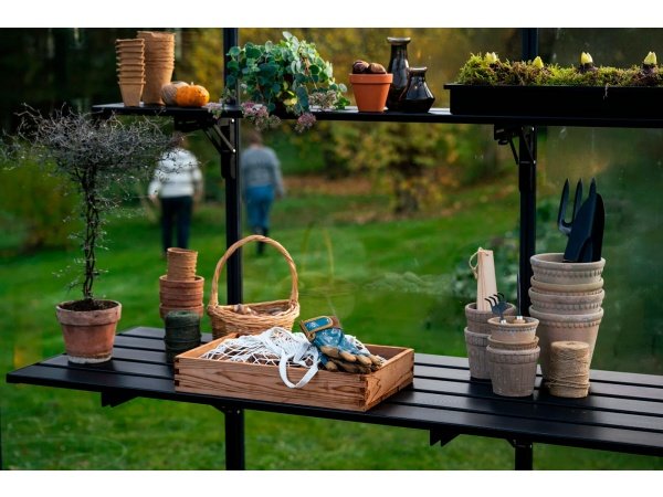 Halls integreret lamelhylde