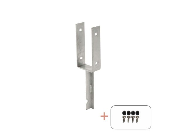 Plus u-stolpefod m/skruer