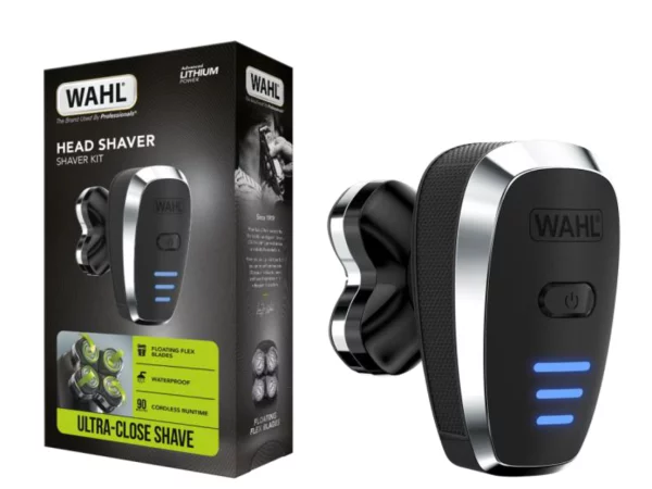 Wahl head shaver. Produkt vises fra siden