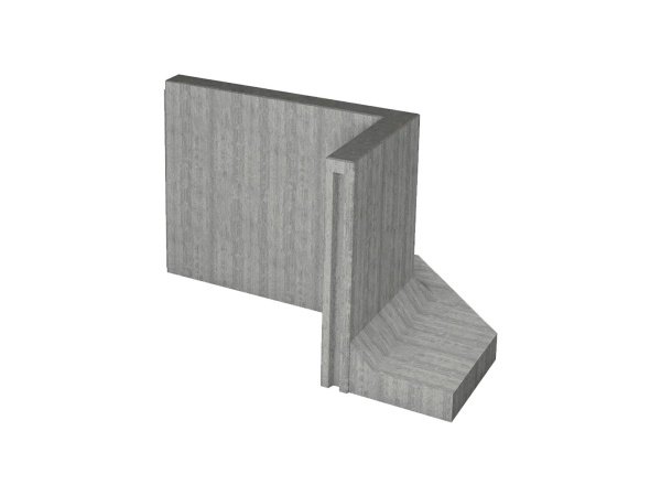 IBF Parkline Støttemur 40 40 x 80 x 45