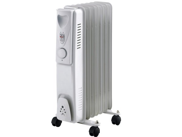 Gripo olieradiator lysgrå