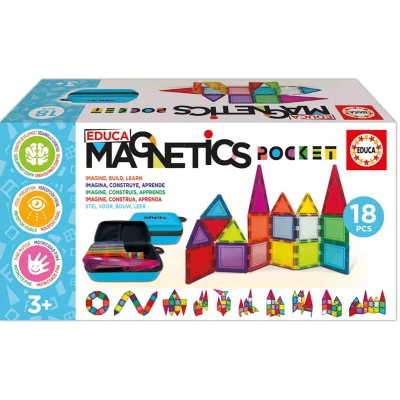 Educa Magnetics magneter. Produkt vises i indpakning