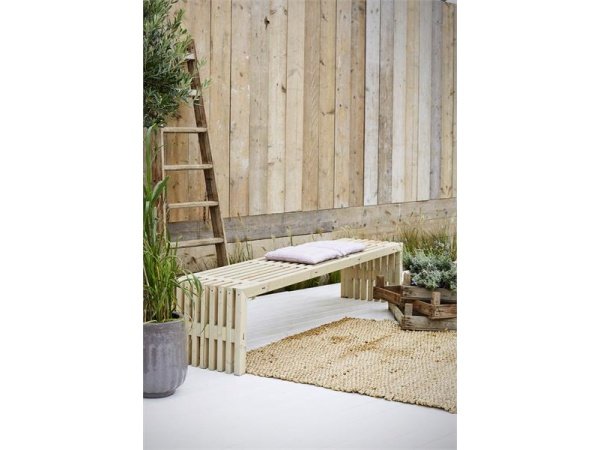 Plus rustik trallebænk