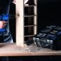 Scheppach boremaskine sæt C-DTB74/1-X 2,0Ah. Miljøbilledet viser produkt og tilbehørsæt