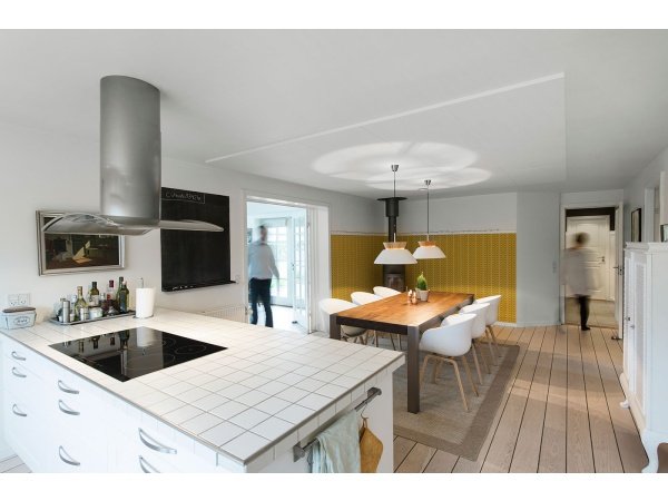 Rockfon Sonar B akustikloft, produkt set forfra