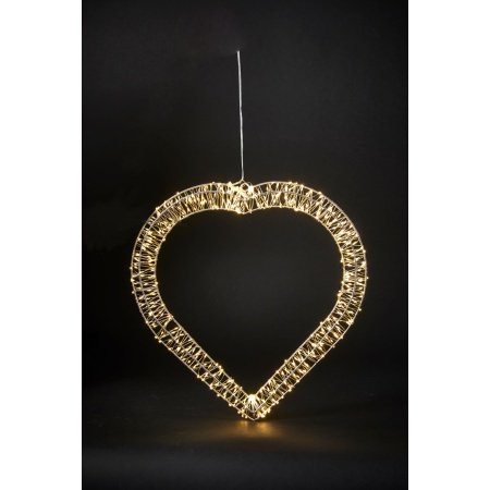 Dacore LED-hjerte Dacore LED-hjerte m/480 microlys, Ø40 cm