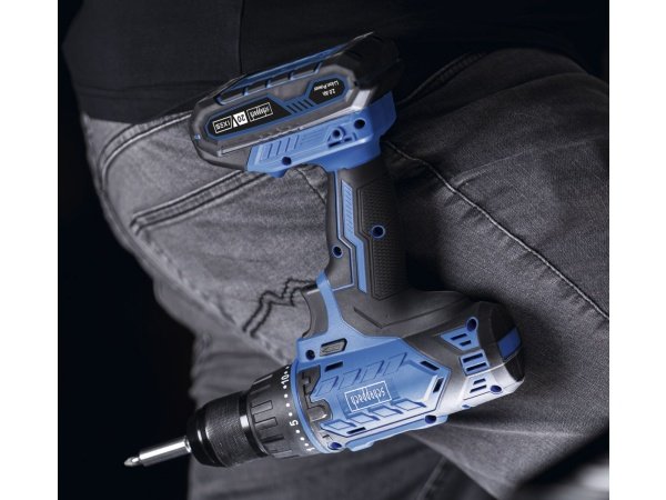 Scheppach boremaskine sæt Scheppach boremaskine sæt C-DTB74/1-X 2,0Ah. Billedet viser produktet med hvid baggrund.