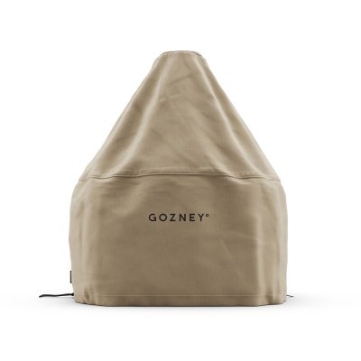 Gozney Dome Gen 2.0 betræk i beige. Billedet viser produktet forfra. 