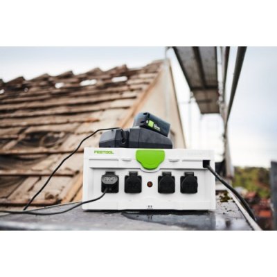 Festool powerhub. Produkt vises i miljø