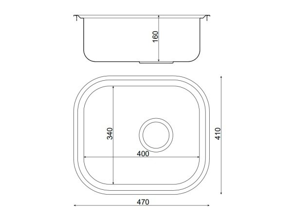 Adora Bonum A køkkenvask Adora Bonum A køkkenvask i rektangulært design