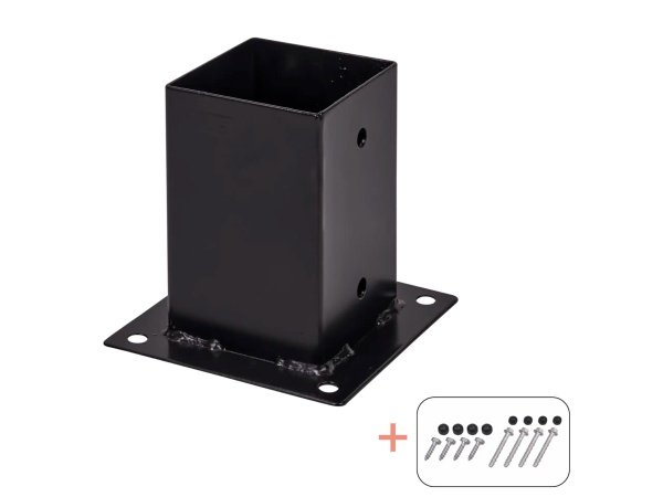 Plus Cubic stolpefod SORT