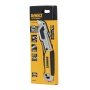 Dewalt kniv med trapezblad DWHT10999-0. Billedet viser produktet i emballage.
