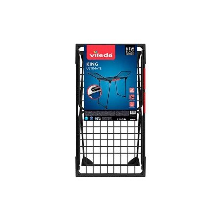 Vileda tørrestativ (20 m snor) Vileda tørrestativ (20 m snor) King Ultimate med parallelle ben. Billedet viser produkt udslået.