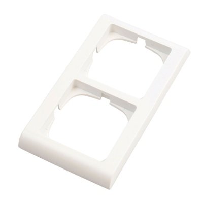 LK Fuga Soft designramme hvid 2x1 vandret modul