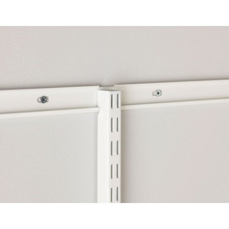 Elfa bæreliste Elfa bæreliste 1248x36x8 mm, hvid. Billedet viser produktet med hvid baggrund.