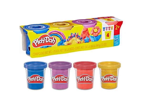 Play-Doh 4-pak modellervoks. Produkt vises samlet