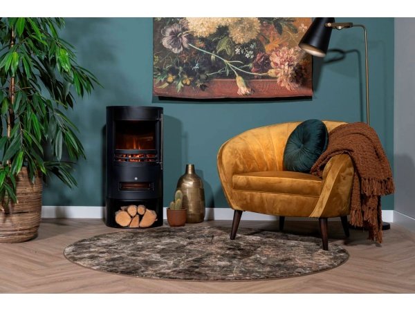 Eurom Orsa el-pejs Eurom Orsa Elpejs 2000W 42x42x85cm, sort. Miljøbilledet viser produktet forfra.