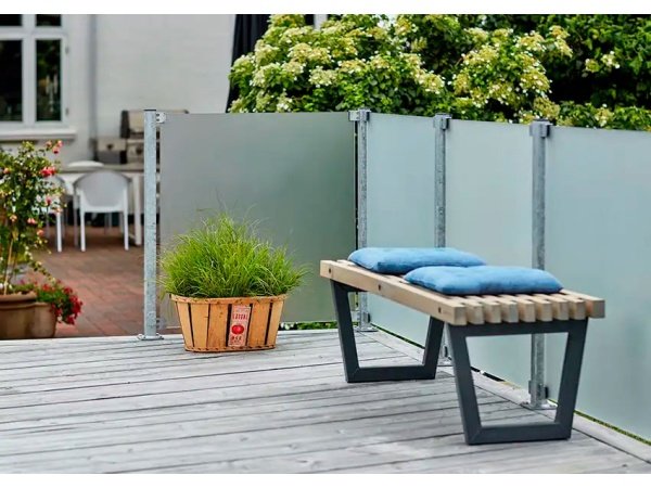 Plus stålstolpe m/fod