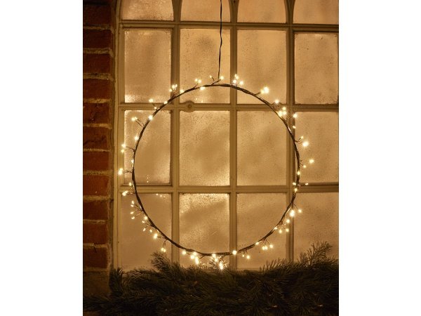 Dacore LED trådkrans sort