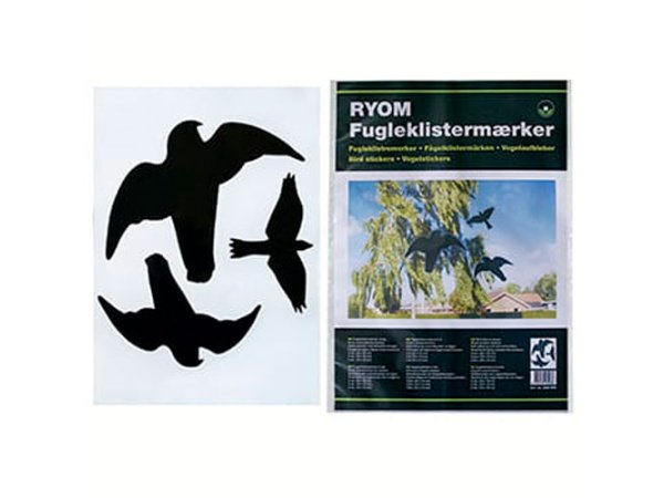 Ryom fugleklistermærker
