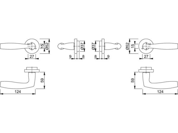 Hoppe Vitoria dørgreb