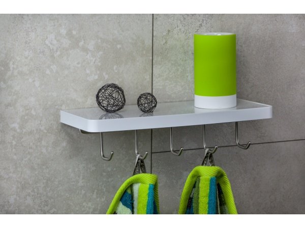 New Concept hylde hvid/stål