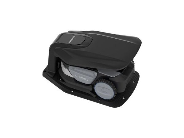 Sunseeker S4 robotplæneklipper. Produkt vises