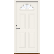 Swedoor facadedør P-200 hvid Swedoor facadedør P-200 hvid