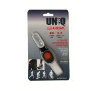 Uniq rødt led lys løbearmbånd Uniq rødt led lys løbearmbånd