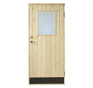 Plus udhusdør panel inkl. karm Plus udhusdør panel inkl. karm