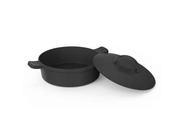 Nexgrill Protouch grydestøbejern, Dutch Pro-oven. Billedet viser produktet oppe fra.