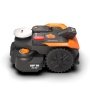 Worx WR308E robotplæneklipper. Produktet vises fra siden